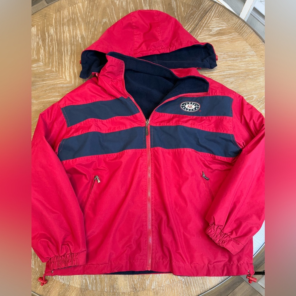 Pacblue Juneau Alaska reversible hooded jacket